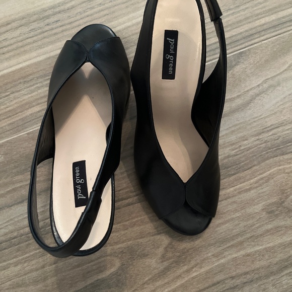 Paul Green Avanti peep toe sling back sandals - Picture 2 of 3
